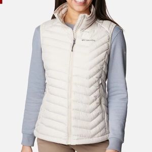 Columbia • White Puffer Vest
